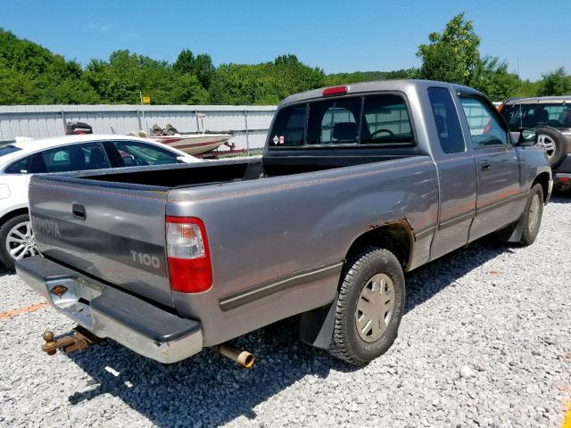 JT4TN12DXT0023150 - 1996 TOYOTA T100 XTRAC GRAY photo 4