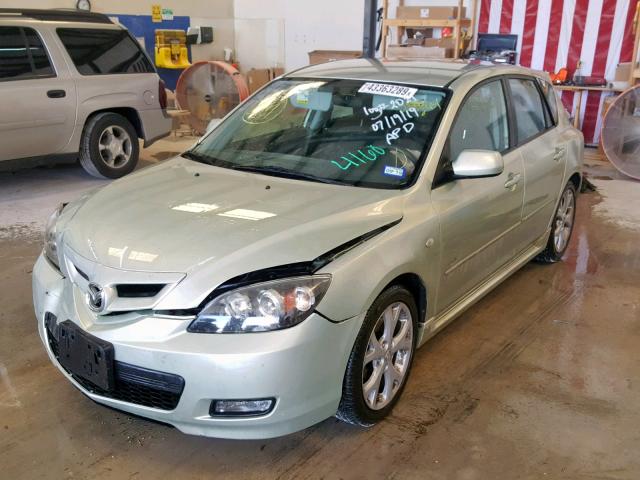 JM1BK343191245244 - 2009 MAZDA 3 S GREEN photo 2