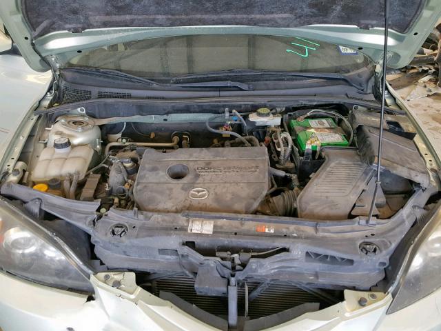 JM1BK343191245244 - 2009 MAZDA 3 S GREEN photo 7