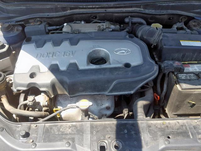 KMHCN36C57U034161 - 2007 HYUNDAI ACCENT SE BLUE photo 7