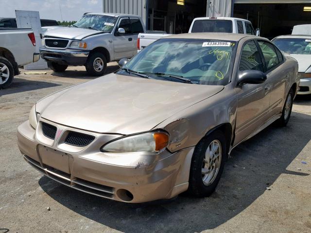 1G2NF52E83C301245 - 2003 PONTIAC GRAND AM S BEIGE photo 2