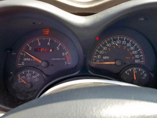 1G2NF52E83C301245 - 2003 PONTIAC GRAND AM S BEIGE photo 8