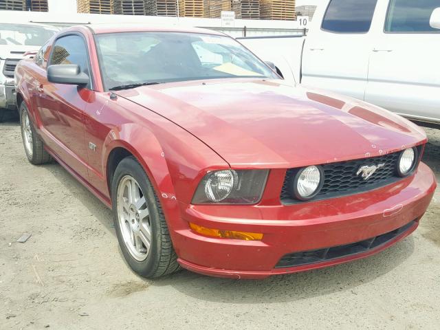 1ZVHT82H065263058 - 2006 FORD MUSTANG GT RED photo 1