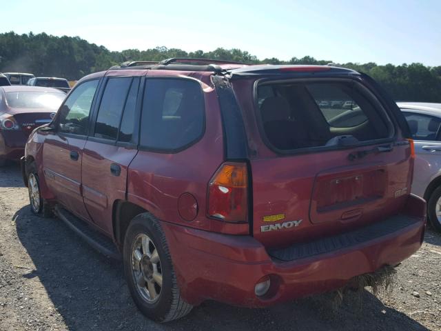 1GKDS13S942363913 - 2004 GMC ENVOY RED photo 3