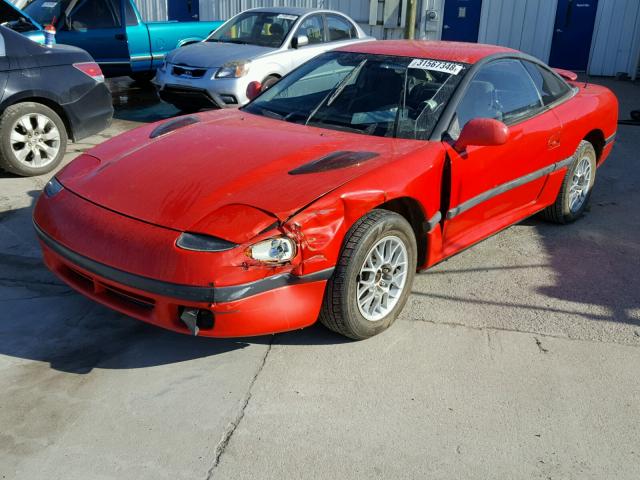 JB3BM44H8PY035564 - 1993 DODGE STEALTH RED photo 2