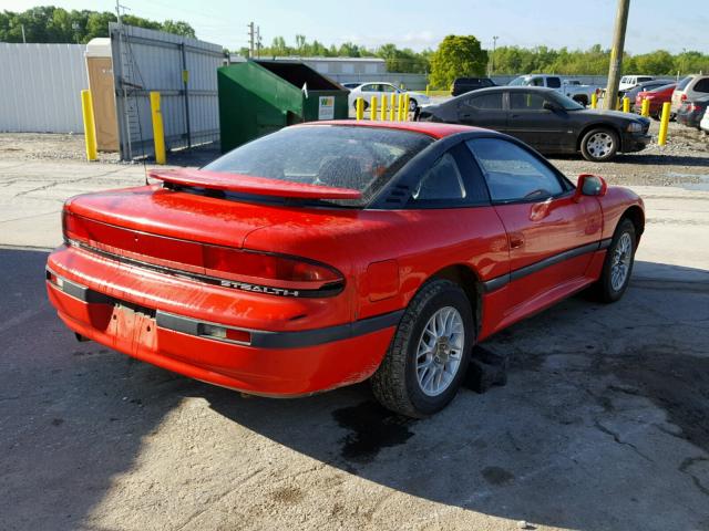 JB3BM44H8PY035564 - 1993 DODGE STEALTH RED photo 4