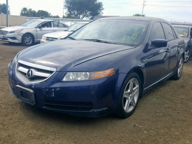 19UUA66256A021389 - 2006 ACURA 3.2TL BLUE photo 2