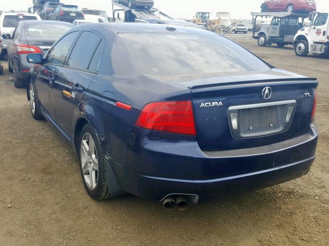 19UUA66256A021389 - 2006 ACURA 3.2TL BLUE photo 3