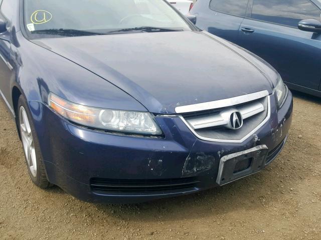 19UUA66256A021389 - 2006 ACURA 3.2TL BLUE photo 9