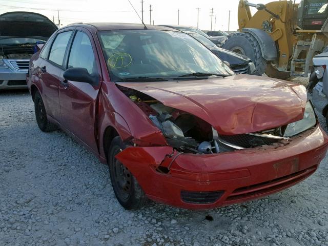 1FAFP34N75W253405 - 2005 FORD FOCUS ZX4 RED photo 1