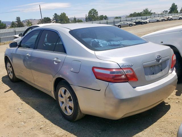 4T1BE46K57U187793 - 2007 TOYOTA CAMRY NEW SILVER photo 3