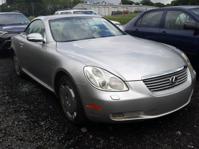 JTHFN48Y120013872 - 2002 LEXUS SC 430 SILVER photo 1