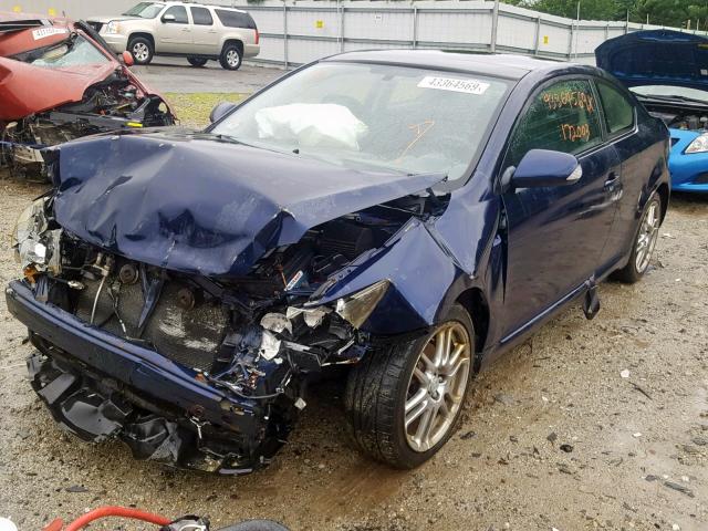 JTKDE177360138936 - 2006 TOYOTA SCION TC BLUE photo 2