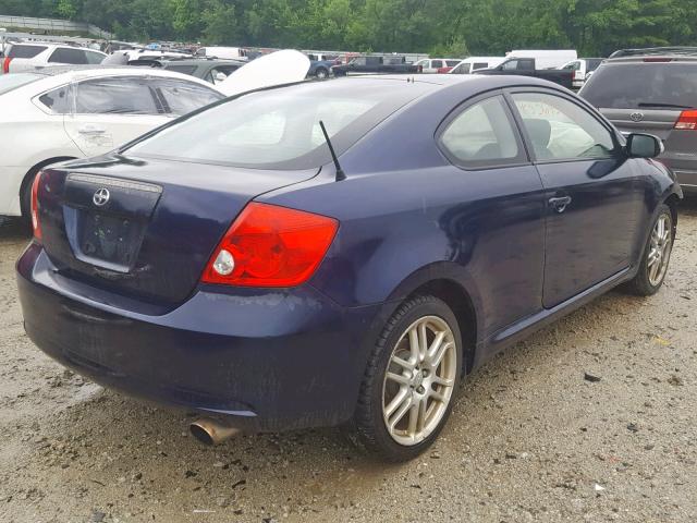 JTKDE177360138936 - 2006 TOYOTA SCION TC BLUE photo 4