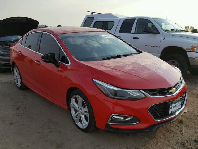 1G1BG5SM6G7294483 - 2016 CHEVROLET CRUZE PREM RED photo 1