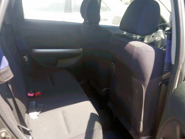 JTKKT624250124869 - 2005 TOYOTA SCION XA GRAY photo 6