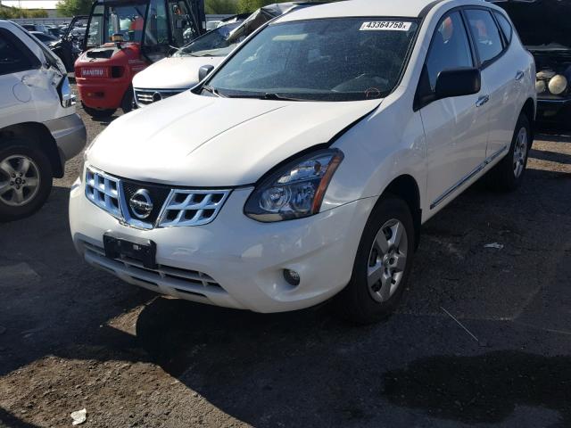 JN8AS5MT8EW605778 - 2014 NISSAN ROGUE SELE WHITE photo 2