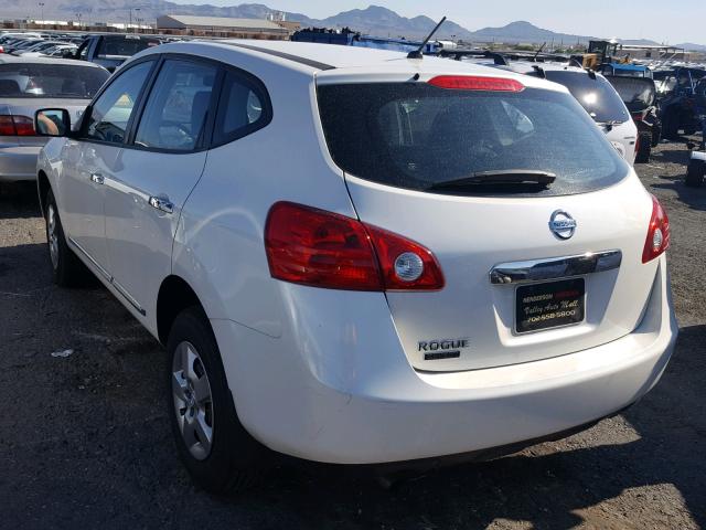 JN8AS5MT8EW605778 - 2014 NISSAN ROGUE SELE WHITE photo 3