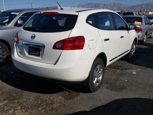 JN8AS5MT8EW605778 - 2014 NISSAN ROGUE SELE WHITE photo 4