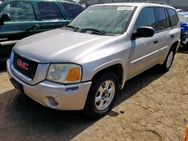 1GKDS13S842182012 - 2004 GMC ENVOY SILVER photo 2