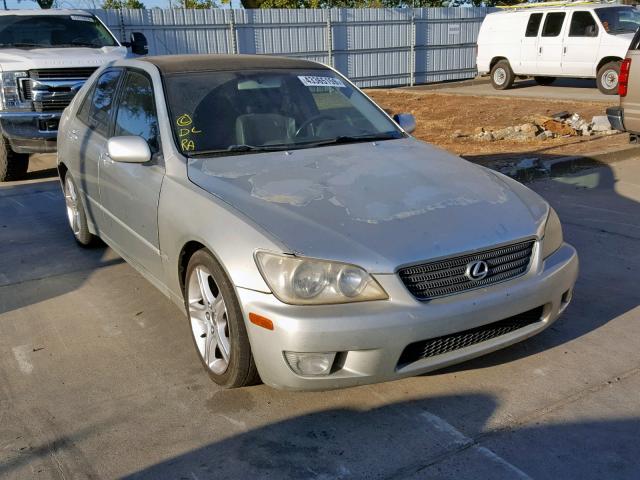 JTHBD182X10016568 - 2001 LEXUS IS 300 SILVER photo 1