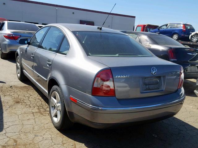 WVWRH63B74P058877 - 2004 VOLKSWAGEN PASSAT GLX SILVER photo 3