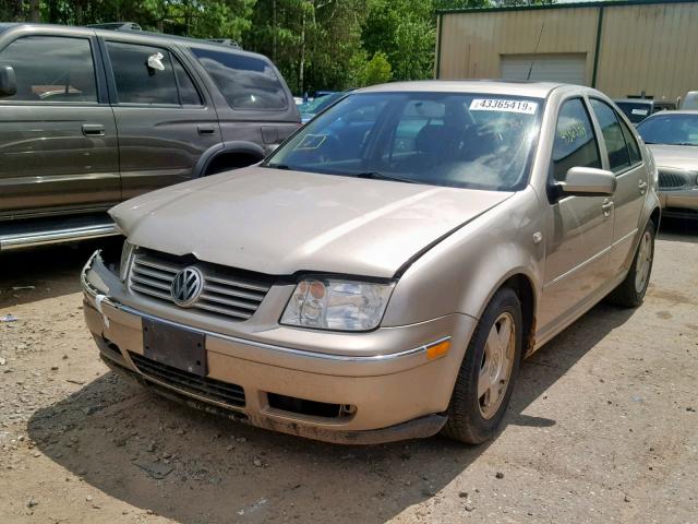 3VWSK69M94M056806 - 2004 VOLKSWAGEN JETTA GLS BEIGE photo 2