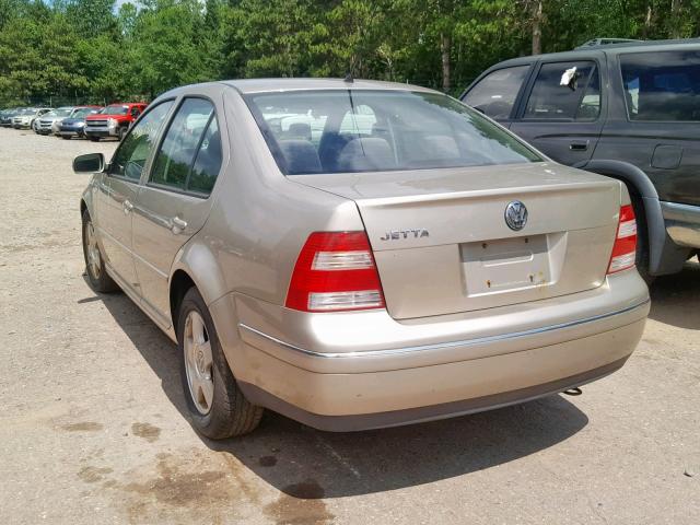 3VWSK69M94M056806 - 2004 VOLKSWAGEN JETTA GLS BEIGE photo 3