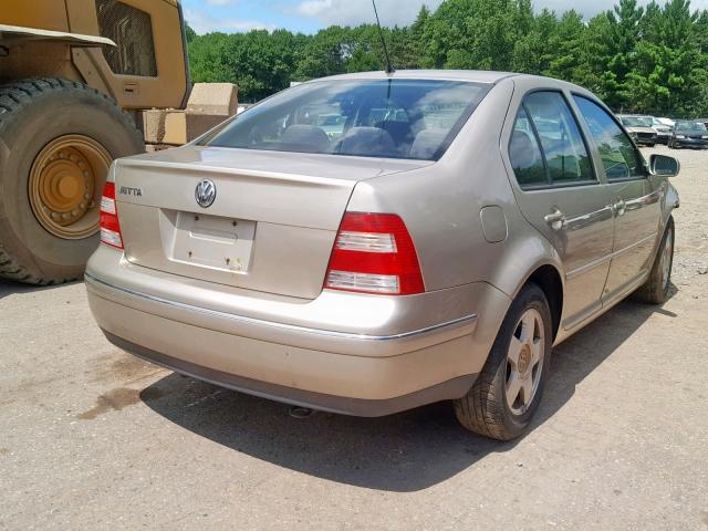 3VWSK69M94M056806 - 2004 VOLKSWAGEN JETTA GLS BEIGE photo 4