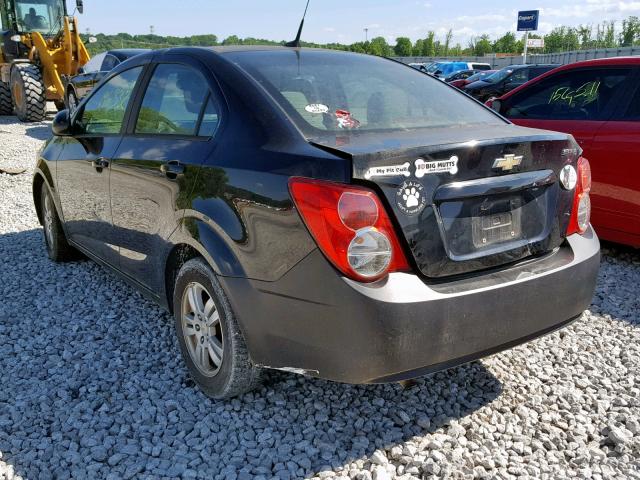 1G1JA5SH4C4138924 - 2012 CHEVROLET SONIC LS 黑色 照片 3