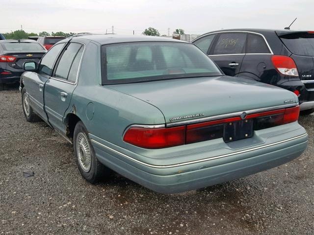 2MELM74WXVX709289 - 1997 MERCURY GRAND MARQ GREEN photo 3