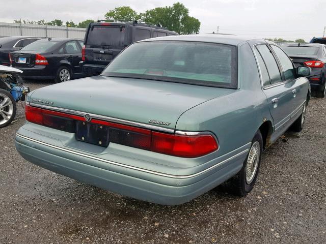 2MELM74WXVX709289 - 1997 MERCURY GRAND MARQ GREEN photo 4