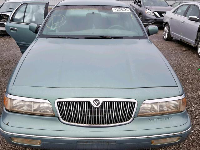 2MELM74WXVX709289 - 1997 MERCURY GRAND MARQ GREEN photo 7