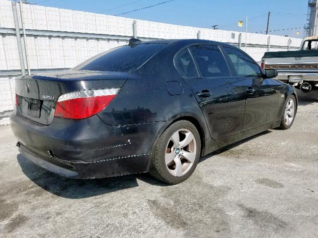 WBANA53554B851855 - 2004 BMW 525 I BLACK photo 4