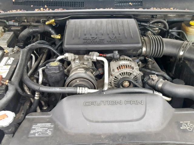 1J8GW58N42C231049 - 2002 JEEP GRAND CHER GRAY photo 7