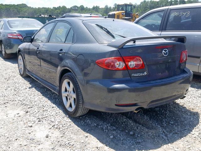 1YVHP84D045N82906 - 2004 MAZDA 6 S GRAY photo 3