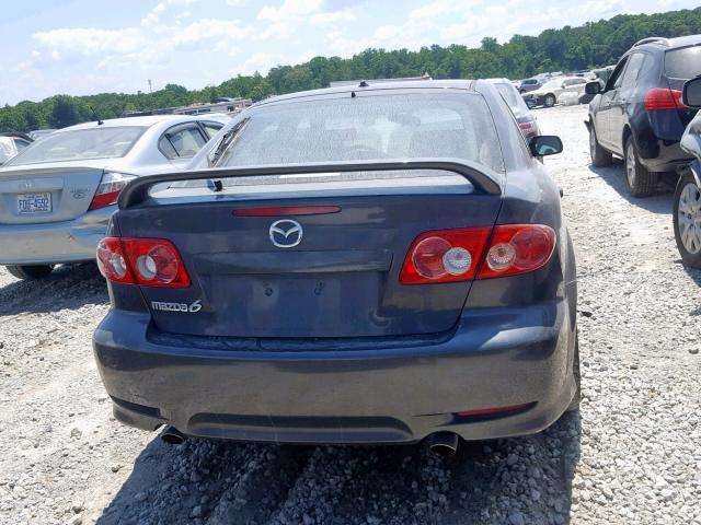 1YVHP84D045N82906 - 2004 MAZDA 6 S GRAY photo 9