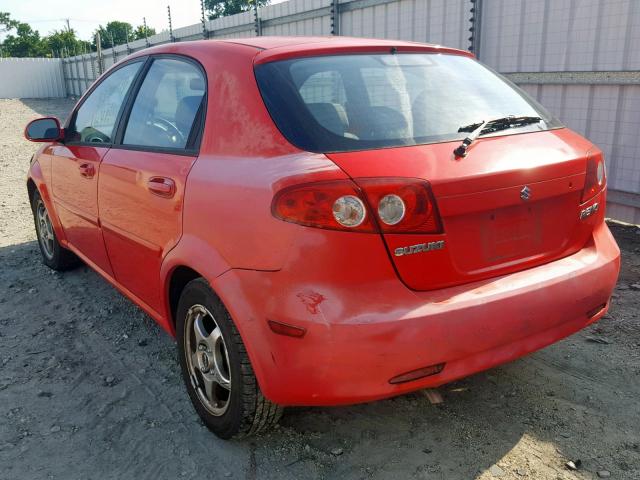 KL5JD66Z58K754115 - 2008 SUZUKI RENO BASE RED photo 3