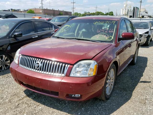 1MEFM42126G614266 - 2006 MERCURY MONTEGO PR 栗色 照片 2