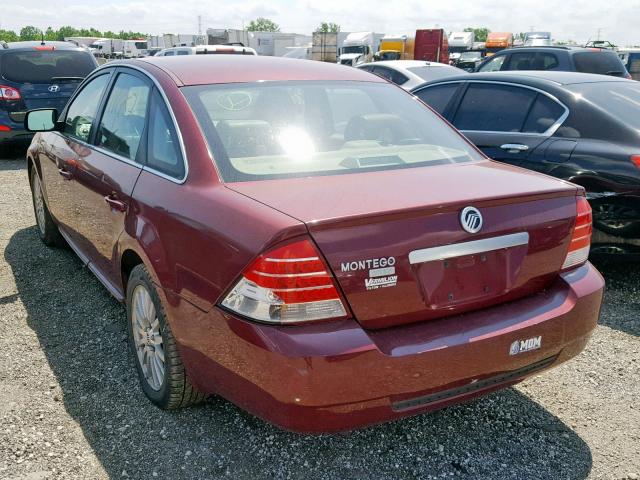 1MEFM42126G614266 - 2006 MERCURY MONTEGO PR 栗色 照片 3