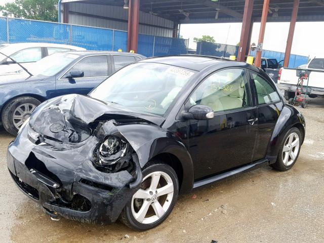 3VWFG31C18M525350 - 2008 VOLKSWAGEN NEW BEETLE შავი ფოტო 2