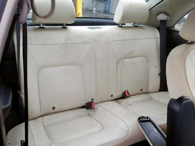 3VWFG31C18M525350 - 2008 VOLKSWAGEN NEW BEETLE შავი ფოტო 6