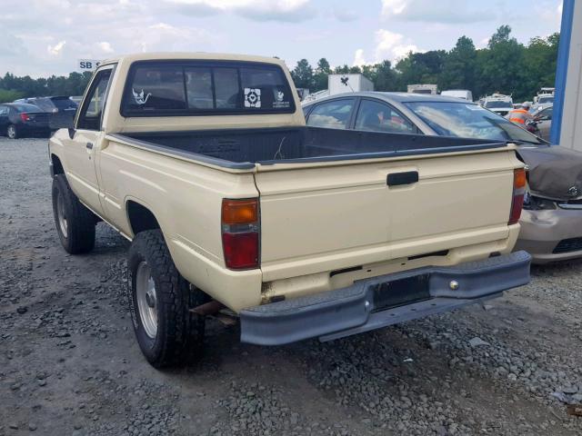 JT4RN50R2H0263624 - 1987 TOYOTA PICKUP 1/2 TAN photo 3