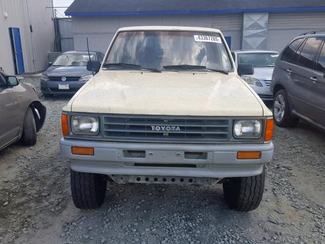 JT4RN50R2H0263624 - 1987 TOYOTA PICKUP 1/2 TAN photo 9