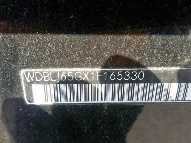 WDBLJ65GX1F165330 - 2001 MERCEDES-BENZ CLK 320 BLACK photo 10