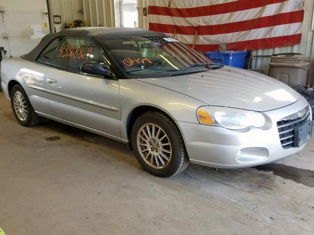 1C3EL55R15N628875 - 2005 CHRYSLER SEBRING TO SILVER photo 1