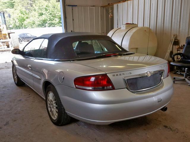 1C3EL55R15N628875 - 2005 CHRYSLER SEBRING TO SILVER photo 3