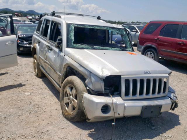 1J8HG48N56C238044 - 2006 JEEP COMMANDER SILVER photo 1