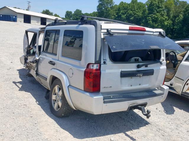 1J8HG48N56C238044 - 2006 JEEP COMMANDER SILVER photo 3