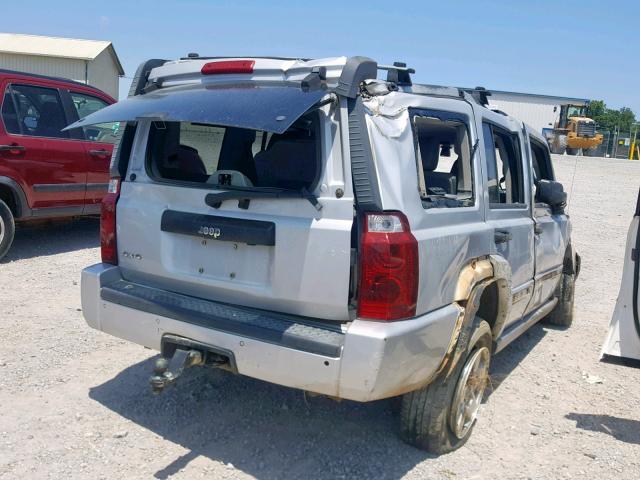 1J8HG48N56C238044 - 2006 JEEP COMMANDER SILVER photo 4
